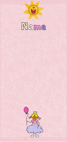 Prinzessin auf rosa